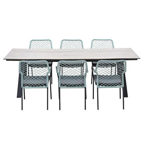 Garden Impressions tuinset Ross - Braga zacht groen - 7-delig