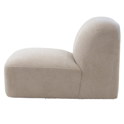 Giga Meubel Fauteuil Mary - Stof/Metaal - Taupe - vtwonen shop