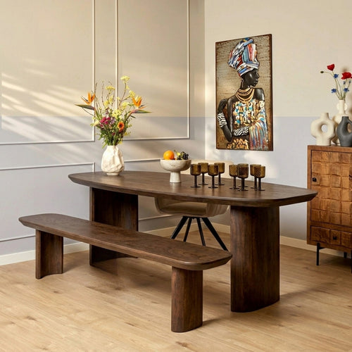 StarFurn Eettafel Maré - Bruin Hout - 240x100x76cm