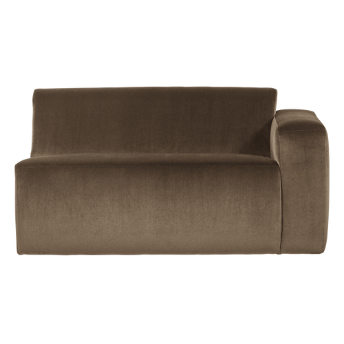 WOOOD 1,5-zits bank arm rechts Mojo Base - Velvet - Taupe - 74x145x97