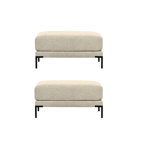vtwonen elementen bank Couple - Polyester - Zand - Hoek/Poef/Loveseat/Lounge - vtwonen shop
