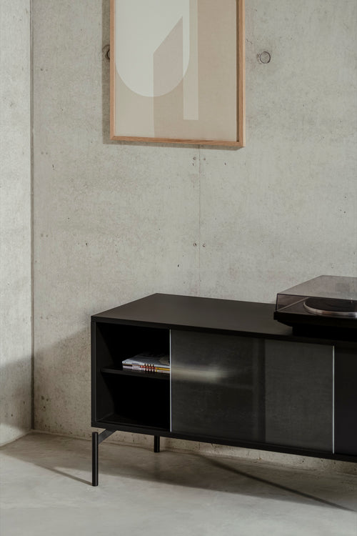 noo.ma MET Mini TV-standaard - Vulcano Black