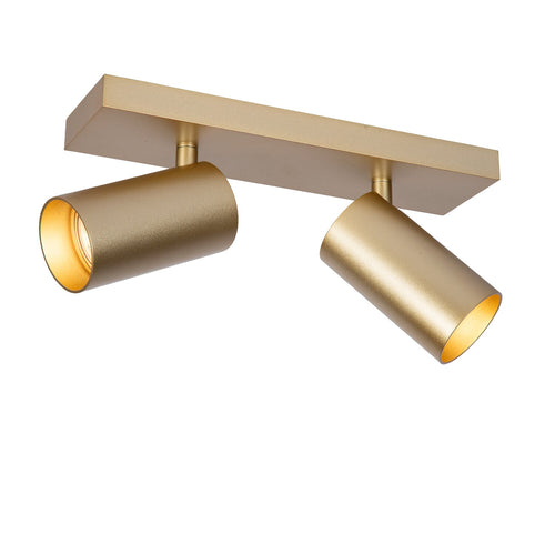 Atmooz plafondlamp Era 2 - goud - 28 x 13 x H 12 cm - GU10