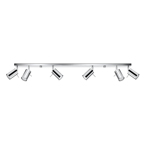 Sollux Lighting Plafondlamp RING 6L chroom - 118x6x16cm