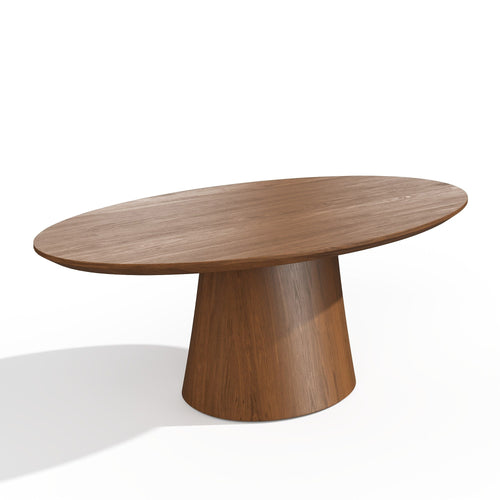 Premium Interiors - Eettafel BOSCA - multiplex licht walnoot 200cm