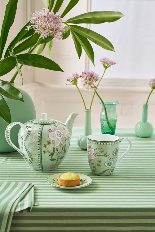 Pip Studio - XL Mokken - Lily & Lotus - Lichtgroen - Set van 6