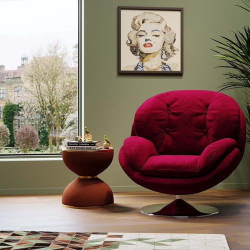 Kare Design Draaifauteuil Cosy Berry - vtwonen shop