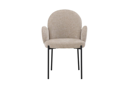 Rebellenclub Eetkamerstoel Elno - Set van 2 - Beige