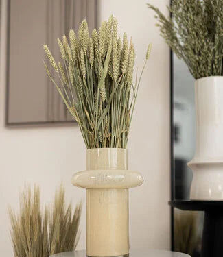 My Flowers.shop Gedroogde groen naturelle Tarwe | Naturelle Triticum droogbloemen | Lengte 70 centimeter | Per bos - vtwonen shop