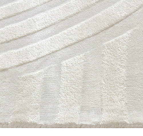 Sia Home - Rechthoekig tapijt Dana - viscose gebroken wit 300cm