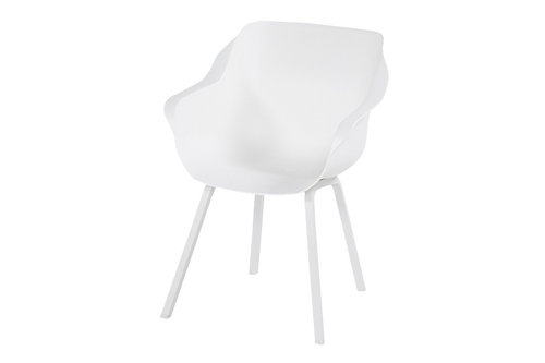 Hartman Dining Tuinset Sophie Yasmani - Naturel/Wit Teakhout - 300x100x76cm - vtwonen shop