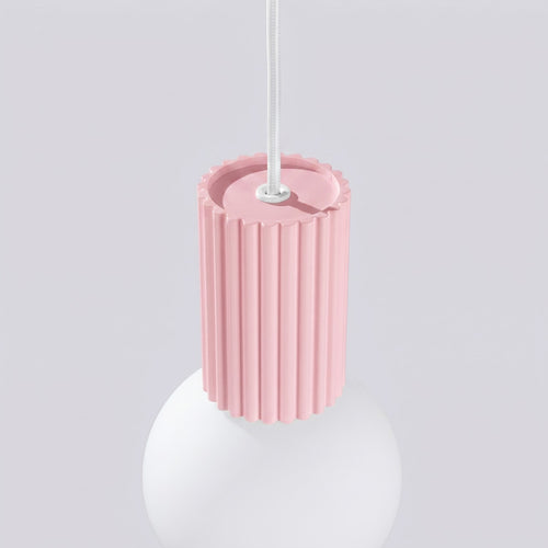 Sollux Lighting Hanglamp HALO 1 roze - 12x12x120cm