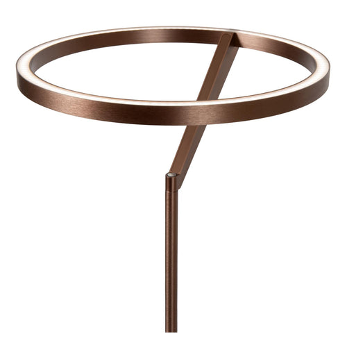 Lucide vloerlamp APPLAUSE - Geïntegreerde LED - Koffie