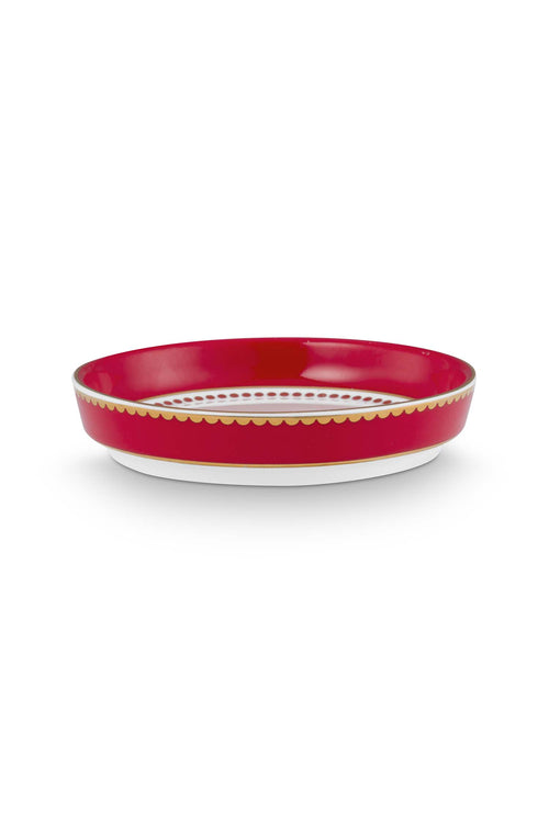 Pip Studio Theemok Set - Love Birds Medallion - Rood Roze - 300ml