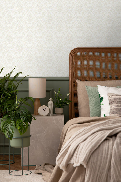 Borastapeter behang barokprint beige - 53 cm x 11.2 m - 660138 - vtwonen shop