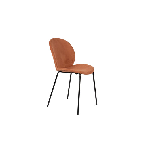 Zuiver Bonnet Eetkamerstoelen Terracotta Bruin - Set van 2 - vtwonen shop