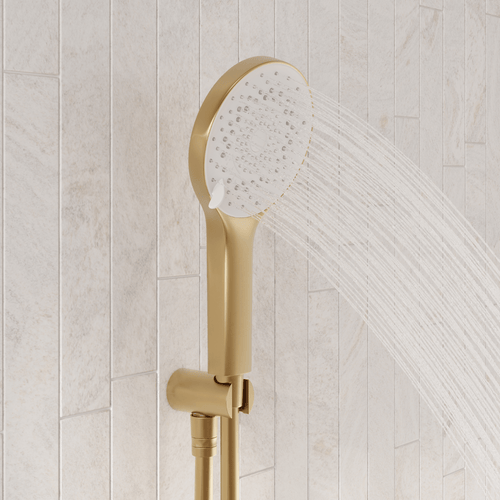 LOMAZOO inbouwdoucheset Mistral - met thermostaatkraan & ronde handdouche - goud