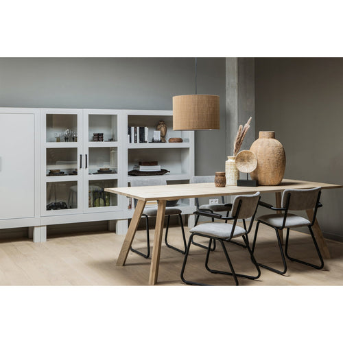 WOOOD tafelblad incl. 3-standen poot vierkant Tablo - Eiken - 180x90cm
