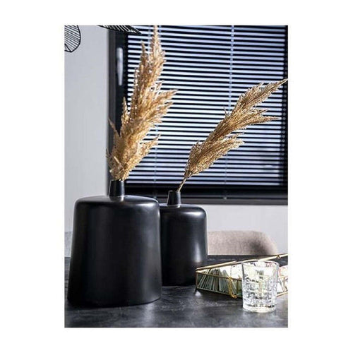 FurniLux Vaas Dotty zwart small - 22x22x25cm - vtwonen shop