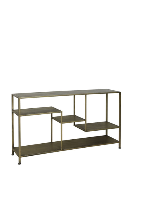 Light & Living tafel  - goud - 141x37x81 cm