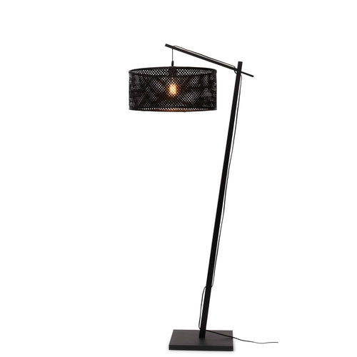 GOOD&MOJO vloerlamp Java - zwart - Ø50cm - vtwonen shop