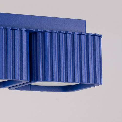 Sollux Lighting Plafondlamp RIFF 2 ultramarijn Gx53 - 20,5x10x8cm