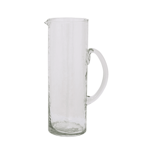 Urban Nature Culture Kan Hammered Transparent - Ø 15 * 9 * 26.5 CM