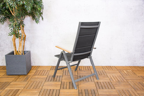 Sens-Line - Pisa Verstelbare stoel - 65x62x110 - Aluminium