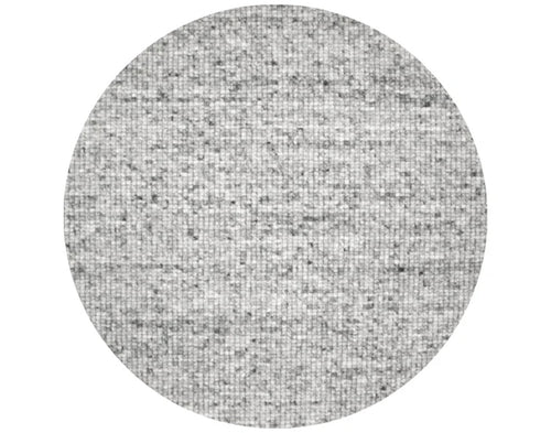 DÉJA Living Vloerkleed Bela - Rond Stone Grijs Wol - Ø200cm