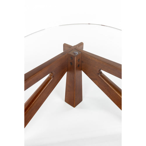 Dutchbone Norwin Salontafel Hout/ Glas - Naturel
