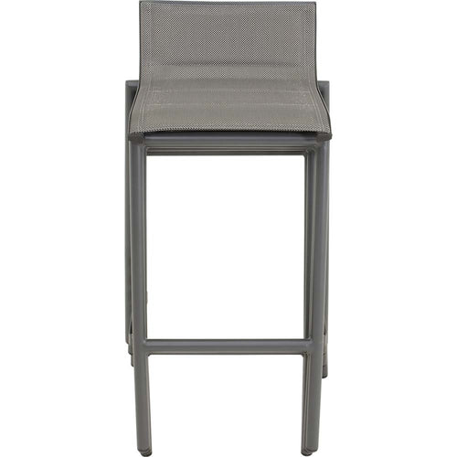 Lesli Living bistrostoel Milazzo - antraciet - 52x54x89cm - set van 4
