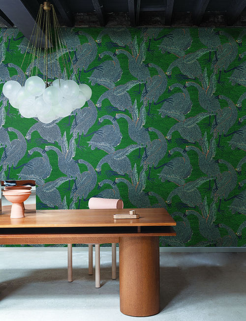 Masureel behang dieren groen - 70 cm x 10.05 m - 631595