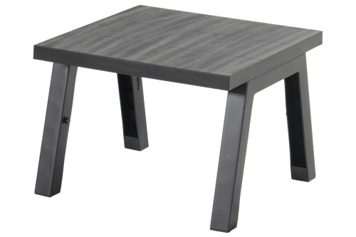 Hartman Loungetafel Ibiza - Antraciet Kunststof - 60x60x43cm