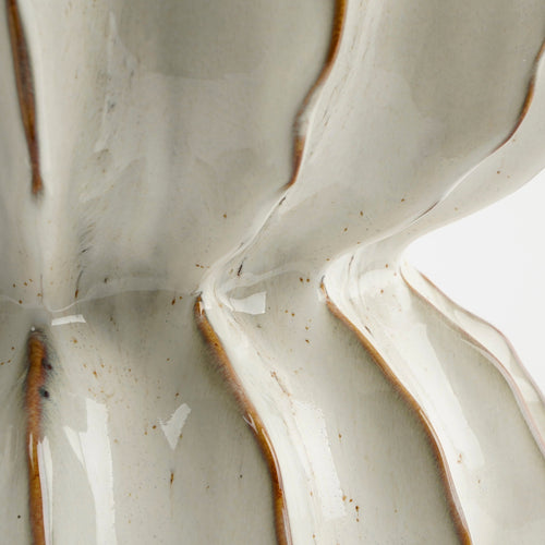 Mica Decorations Altea Vaas - H35 x Ø33 cm - Keramiek - Off White - vtwonen shop