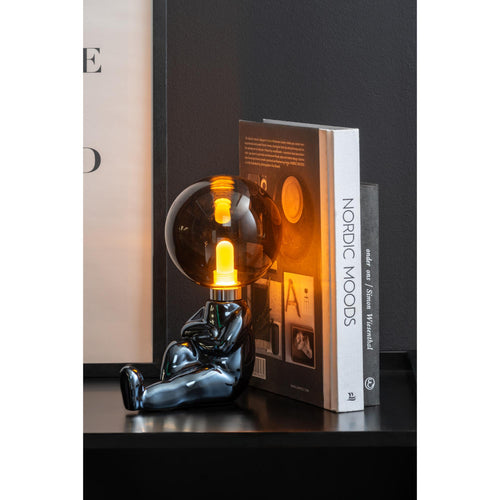 Leitmotiv tafellamp Joey LED - zwart - 16.5x12x22.5cm - vtwonen shop