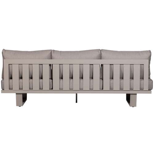 WOOOD 3-zits tuinbank Bear - Aluminium - Zand - 80x210x87