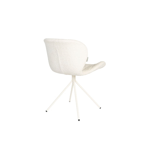 Zuiver OMG Eetkamerstoelen Soft Off White - Set van 2 - vtwonen shop