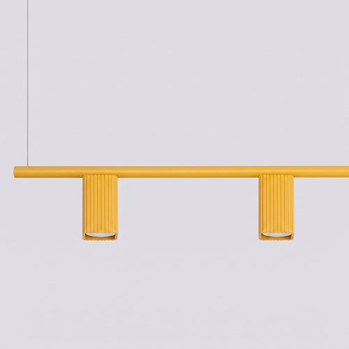 Sollux Lighting Kroonluchter RAYO 4 geel - 122x6x208cm