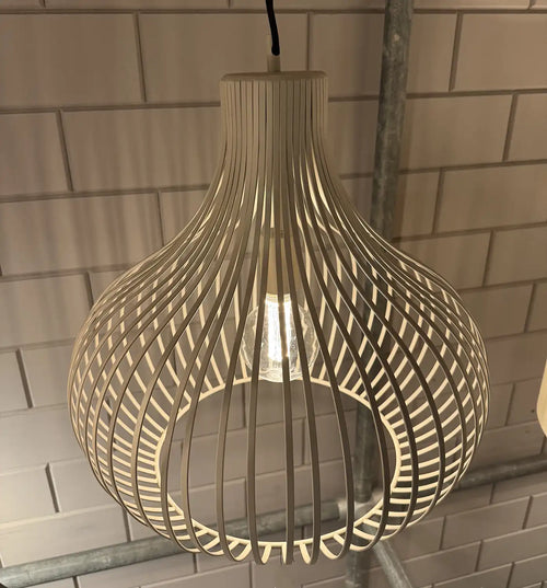 Freelight hanglamp Aglio - 1 lichts - 48  x 150   cm - creme - vtwonen shop