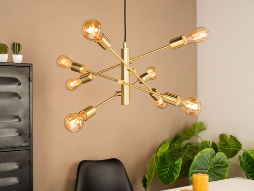 EGLO hanglamp Gradoli 1 - e27 - ø 71 cm - goud - vtwonen shop