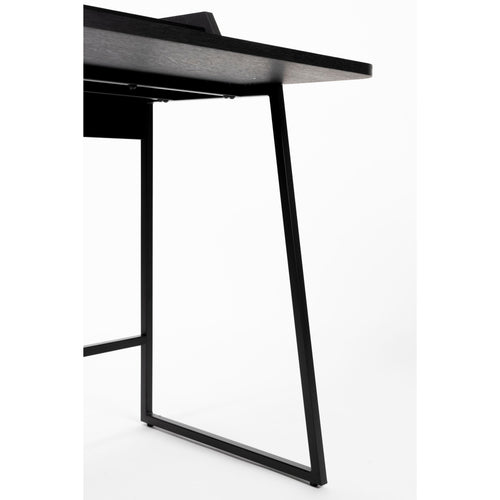 Housecraft Living Giorgio Bureau 120x60 cm Hout Zwart
