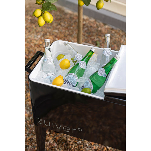Zuiver Cooler Be Cool Koelbox/ Koelwagen Tuin Zwart - vtwonen shop