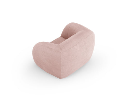Cosmopolitan Design Fauteuil Essen boucle, poederroze - 95x130x86cm