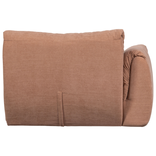 WOOOD 1-zits met arm links Baggy - Geweven Chenille - Oudroze - - vtwonen shop