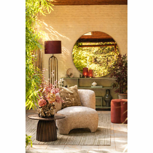 Light & Living vaas Mushroom - blauw - 31.5x20.5x27.5cm