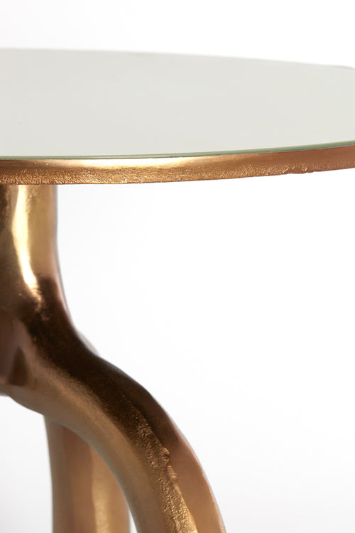 Light & Living salontafel MELLO - Ø65x44cm - bruin