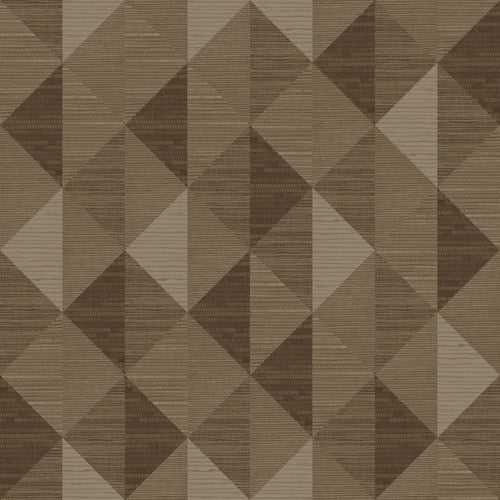 Origin Wallcoverings behang grasweefsel in grafisch 3D motief bruin - 50 x 900 cm - 347886 - vtwonen shop