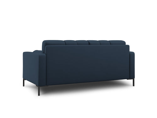 Cosmopolitan Design Bank Bali 2-zits, structurele stof, blauw - 96x152x75cm