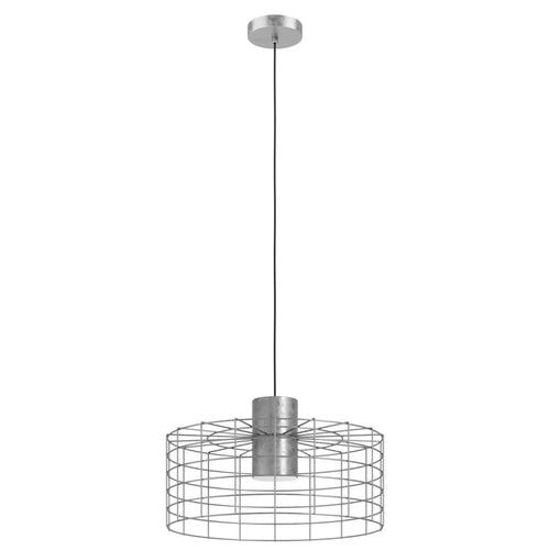 EGLO hanglamp Milligan - e27 - industrieel - ø 48 cm - grijs - vtwonen shop