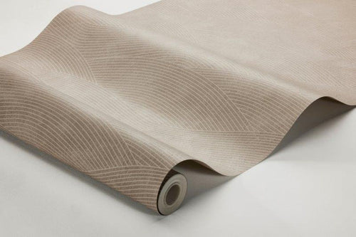 Borastapeter behang geweven structuur bruin - 53 cm x 10.05 m - 660341 - vtwonen shop